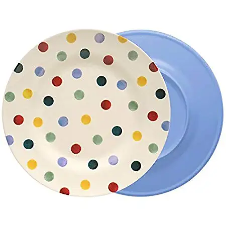 
Custom Printing Dishes OEM Multicolor Unbreakable Round Melamine Home Use Party Plastic Plates 