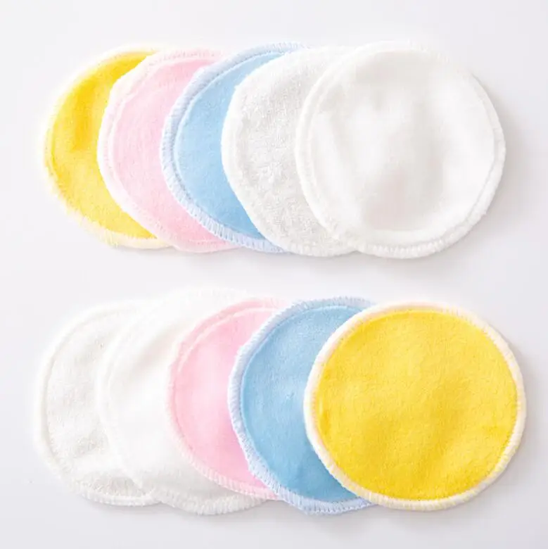 Private Label Custom Reusable Make up Bamboo Velvet Remover Pads Organic Cotton Bamboo Soft Pads