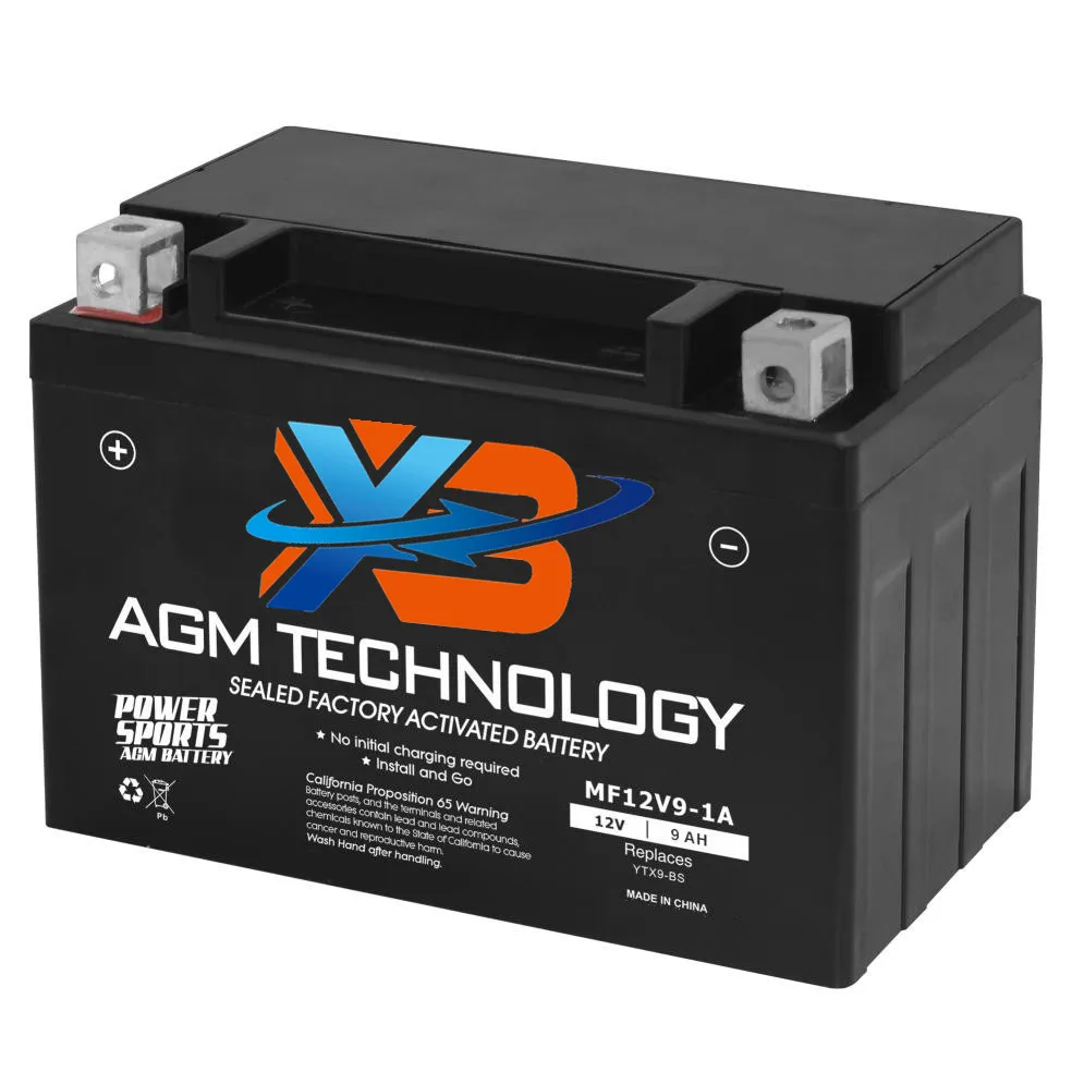 Мотоцикл, ATV, скутер силиконовый батарея YTX9-BS для TRX 400EX Sportrax Fourtrax GSXR600 LTZ250 ZX600, Polaris Хищник 500