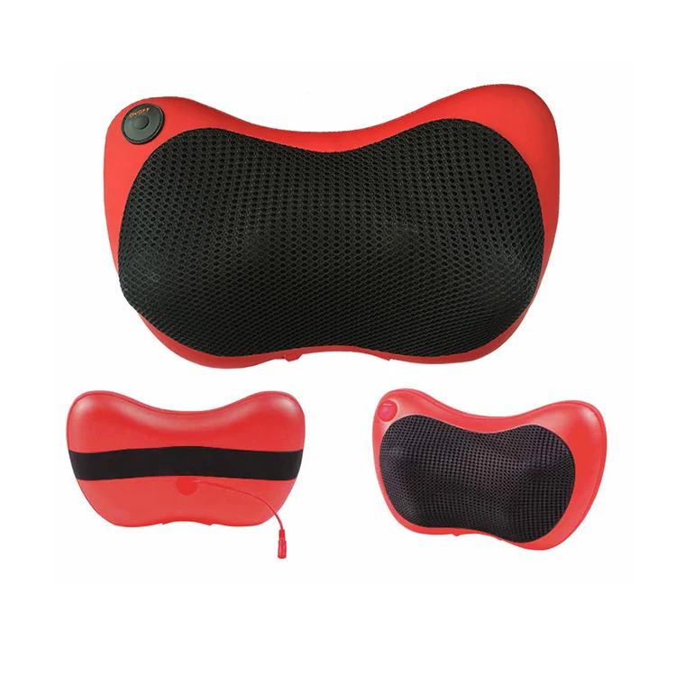 Vibrate Electric Heat Back Breathable Mesh Car Small Pillow Massage