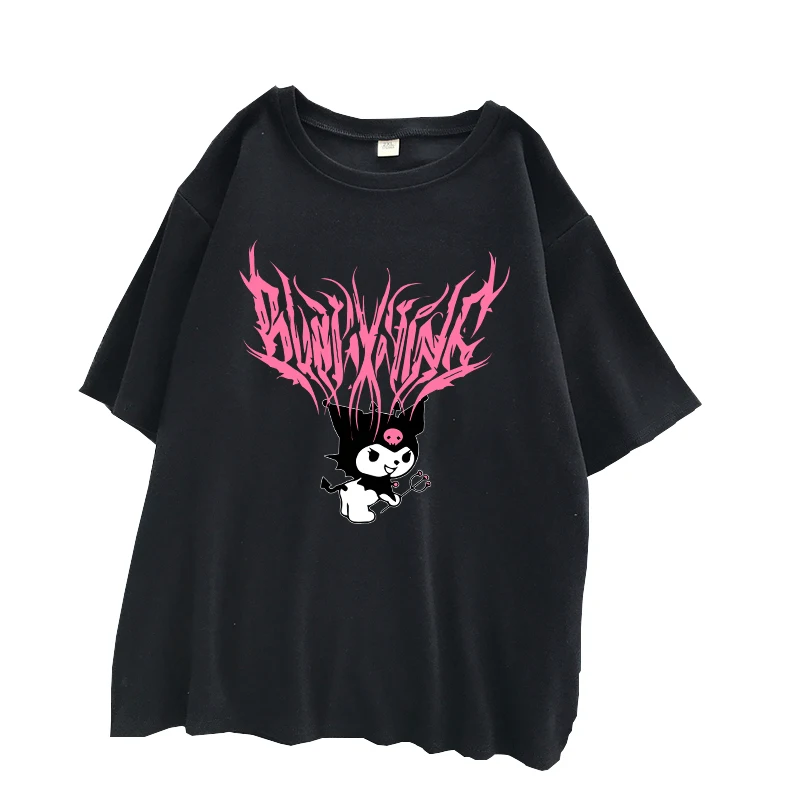 
T-shirt street aesthetic bratz Rap hip hop Street Rock Harajuku Gothic shirt top clothes tshirt vintage clothing tee sleeve 