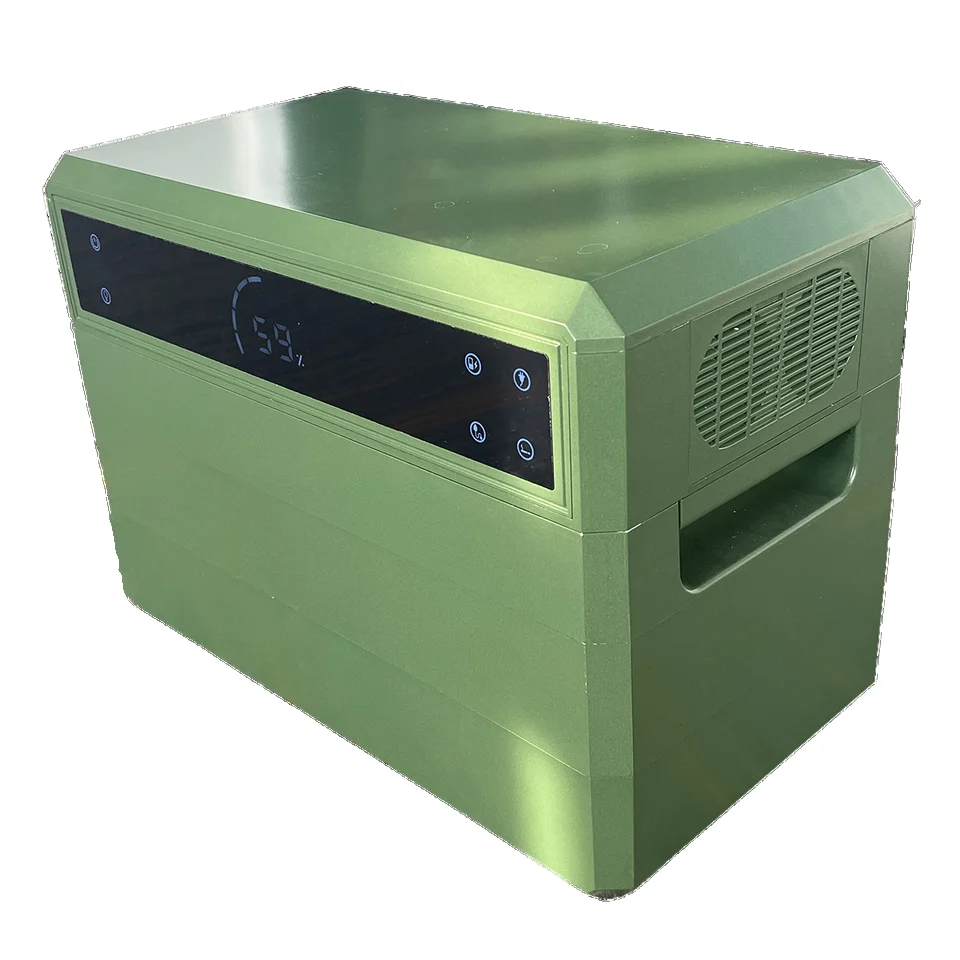 Portable 1200/3000 Watt Solar Generator Off-Grid Lithium Ion Battery Home Power Station for Outdoor Camping and Household Use