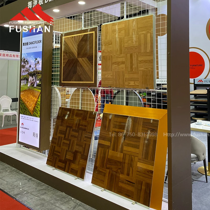 Fushan Wholesale Portable Events Dance Floor Tiles Banquet Wooden Dance Floors  For Sale