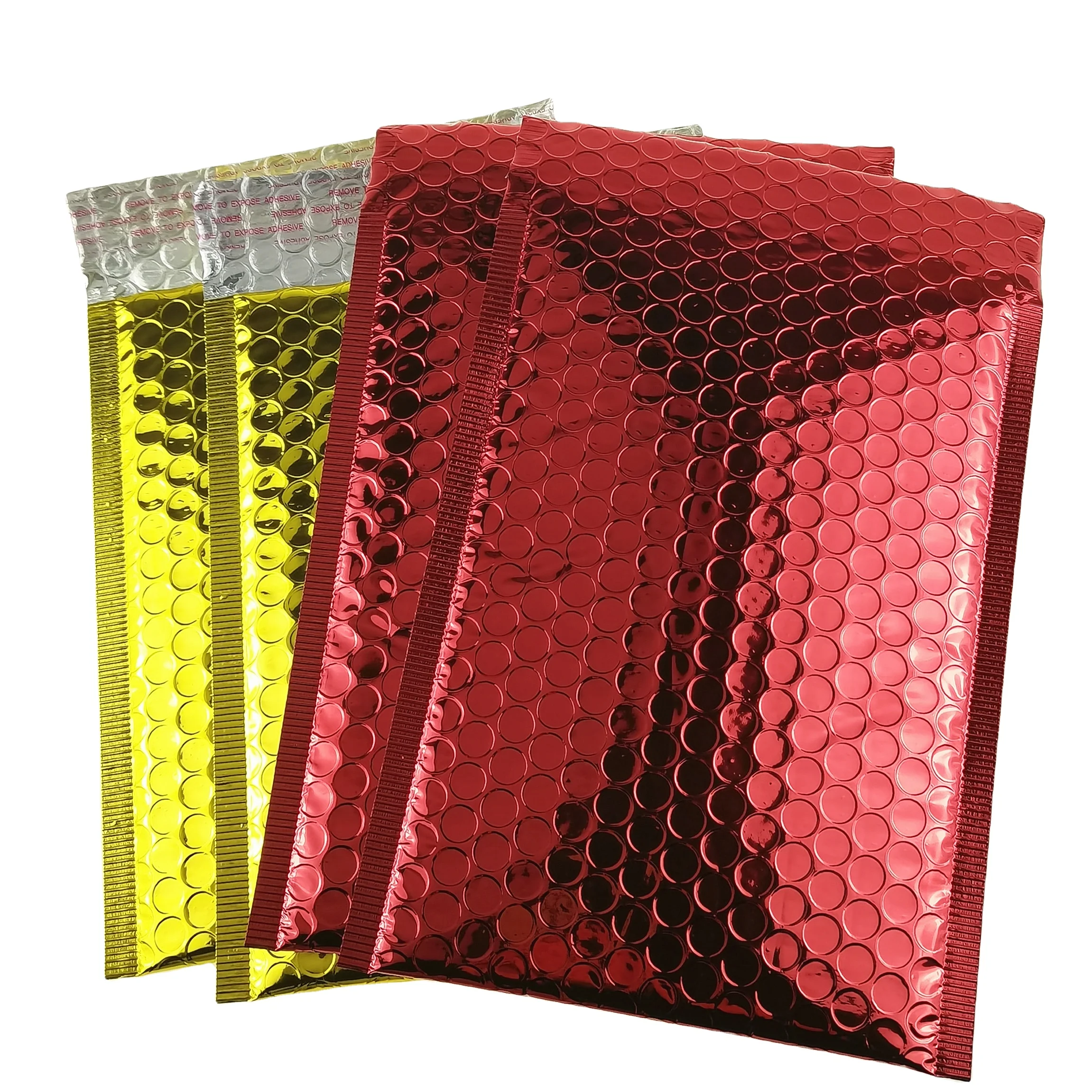 Designer Mailer High Quality Metallic Foil Rose Gold Custom Logo Padded Bubble