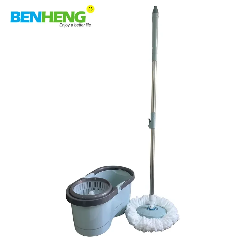 BENHENG Cleaning Supplies 360 Rotating Mop with Bucket Easy to Clean Dust for Home Cleaning