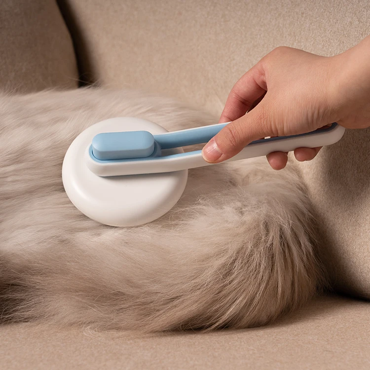 
2020 Hot Sale Pet Hair Grooming Removal Brush Metal Teeth Comb Hair Massage Pet Dog Grooming Comb 