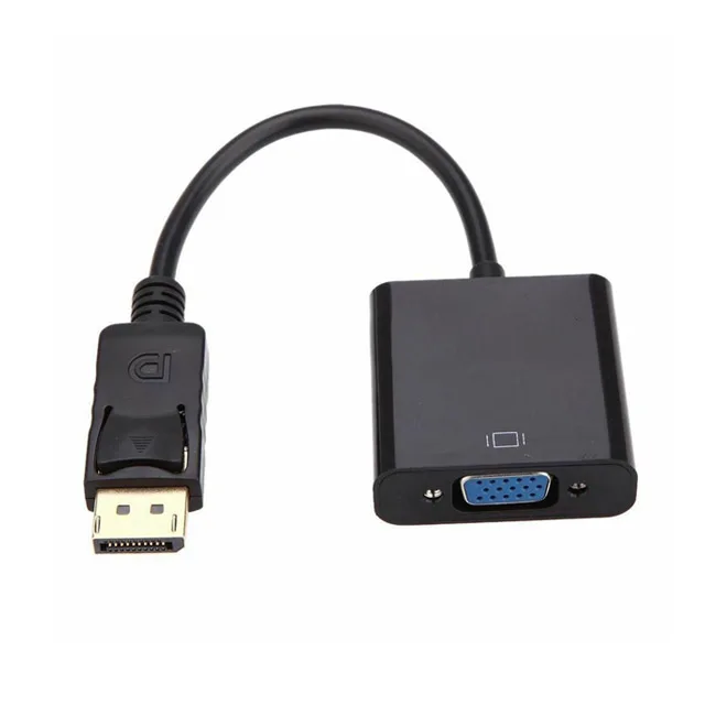 DP Display Port Convert to VGA Female Cable Adapter Converter Monitor Projector