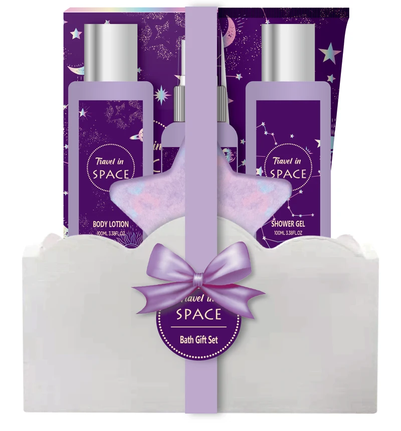 Hot sell beauty and personal care bath set shower gel body lotion mist bath sets bath gift sets spa