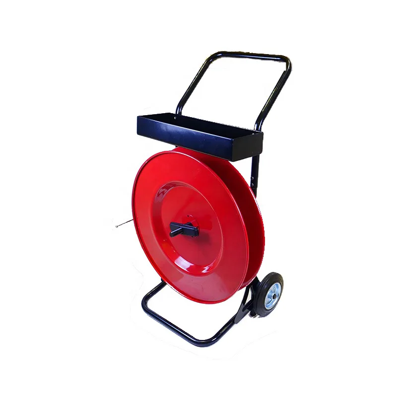 PET use red strapping dispenser strap dispanser cart