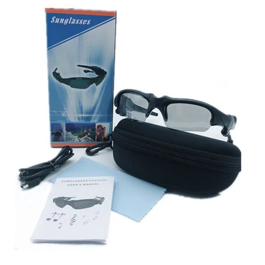 New Sunglasses wireless headphone Sun glasses Stereo earphones headsets blue tooth sports eyewear with earphone function