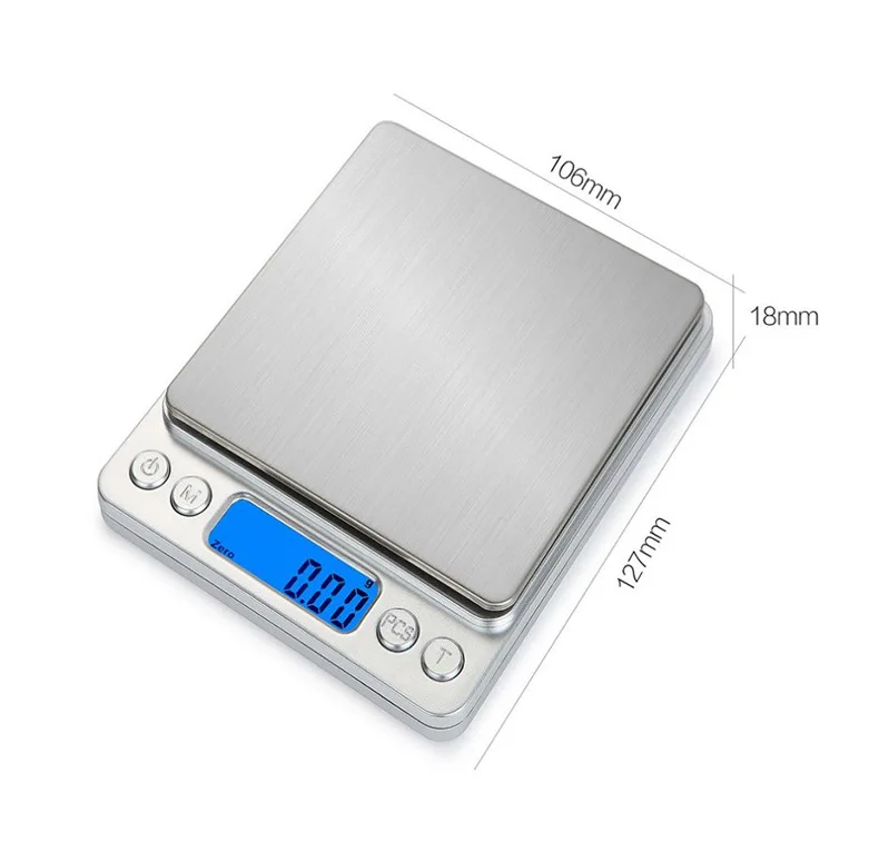 500g/1kg/2kg/3kg 0.1g 0.01g Basculas Digital Weight Scale Kitchen Weighing Scales Mini Jewelry Coffee Gold Gram Scale