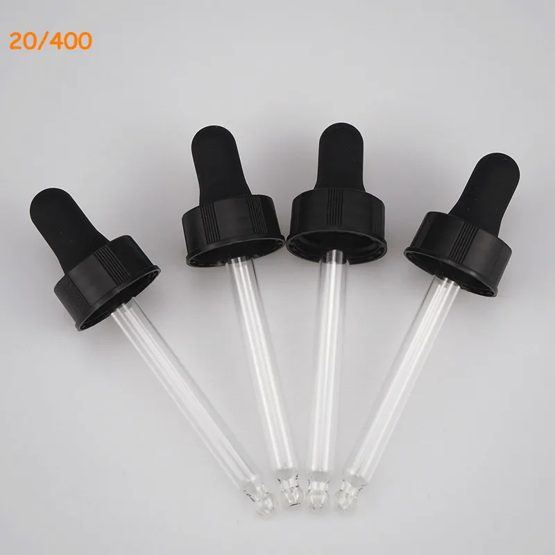 20 мм матовая пластиковая Пипетка с нитриловой резиной и стеклянной пипеткой для сывороточной бутылки