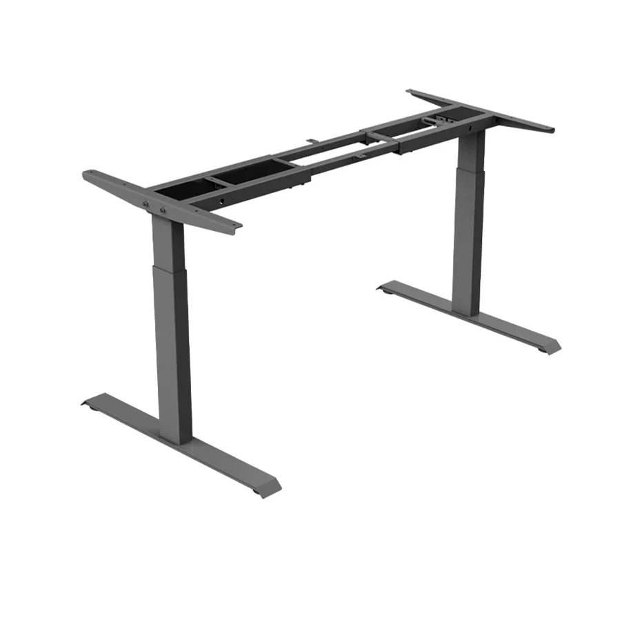 Dual motor Electric Sit Stand Frame Ergonomic Adjustable Office Standing Desk