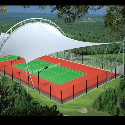 Архитектурная мембранная структура для покрытия ткани, теневая крыша для площадки