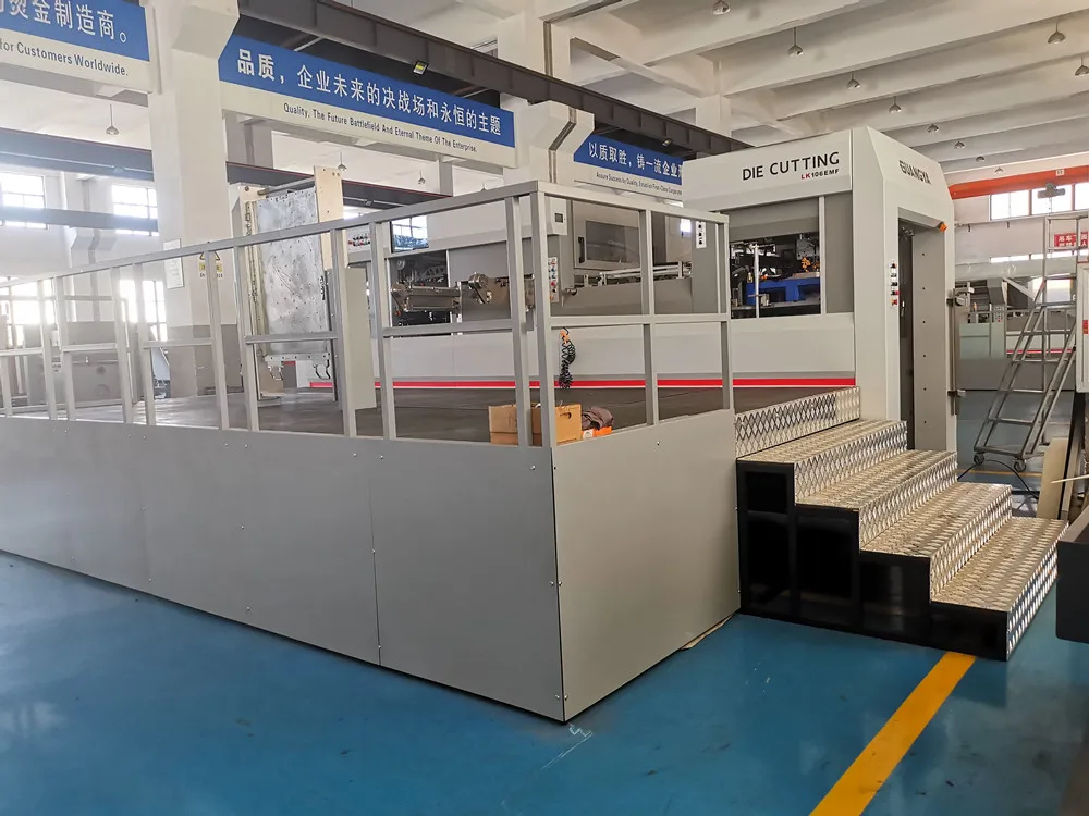 LK106EMF Automatic Die Cutting and Stripping Machine in One Step to Make Bags, Cartons