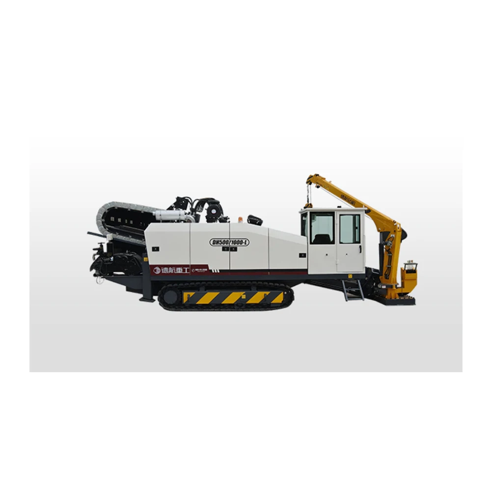 Dh500 / 1000-L horizontal directional drilling rig is convenient for reaming efficiency