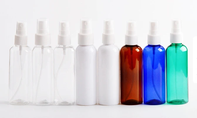 Wholesale empty plastic spray bottles 100 ml pet spray bottle with fine mist sprayer