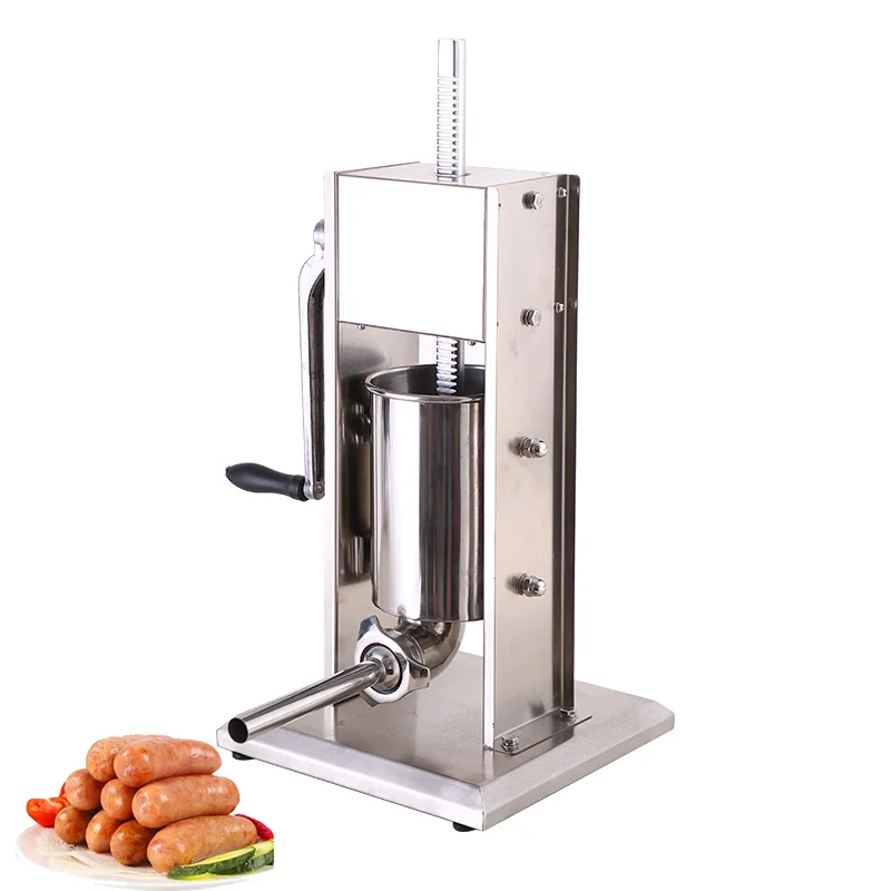 stuffer vertical hydraulic sausage syringe for home filler commercial filling machine sausage stuffer 5lbs manually