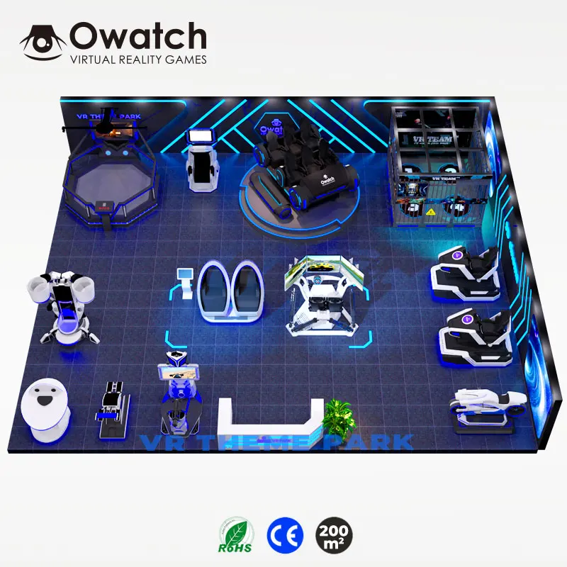 China Suppliers Free Design Indoor Game Zone Equipment VR Center For Shopping Mall