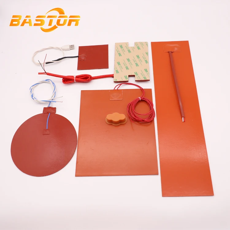 
Whole oven heating element induction portable heater pad silicone rubber heater 