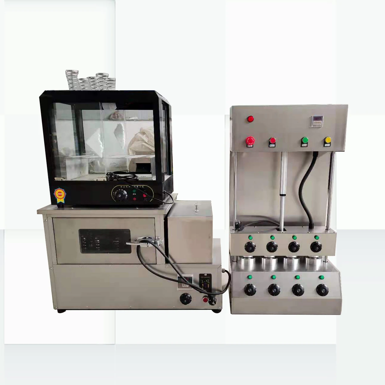 pizza cone maker conical pizza making machine pizza cone maker conical with oven