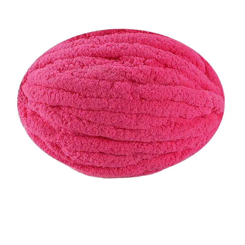 Super Big and Chunky 100% Velvet Chenille Yarn for Hand Knitting Blankets