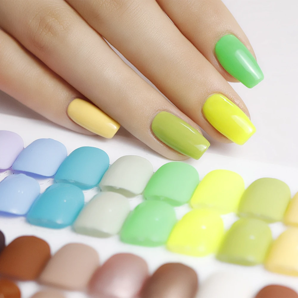 Nail Supplies Suppliers Private Label Gel Polish OEM Bottle Soak Off UV Nail Gel Polish Wholesale 52 Colors Beauty Nail