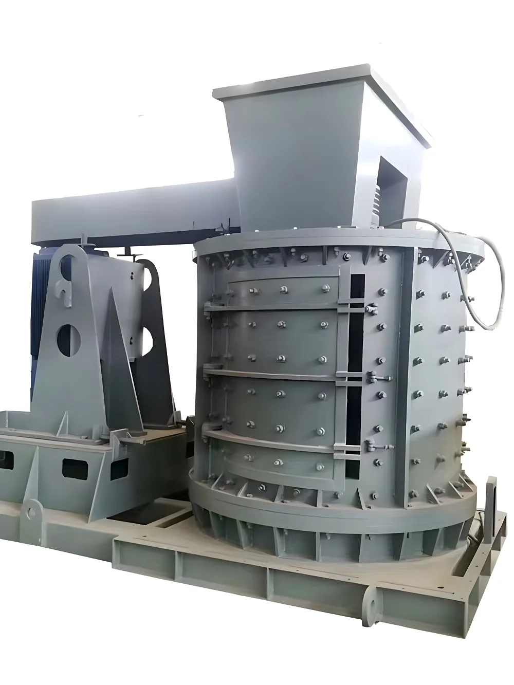 Vertical shaft Dolomite calcium carbonate hammer mill compound crusher with spare parts