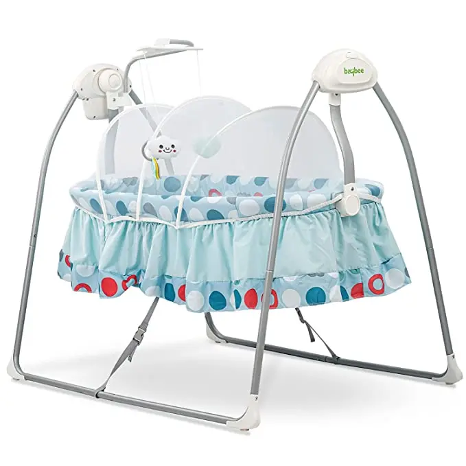 Wholesale  nweborn multifunction  baby sleeping comfortablebassinet music Baby Cot swing Bed crib electric baby cradle