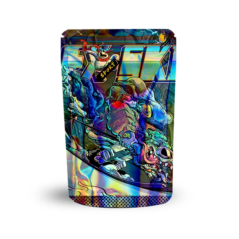 Голографический пакет с принтом на заказ