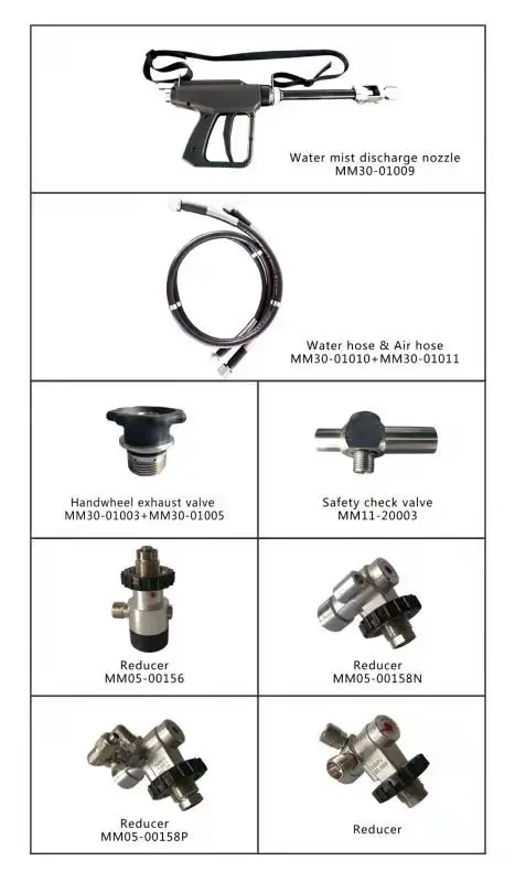 12 Ltr Fire Fighting Backpack Water Mist Fire Extinguishing Gun CAFS