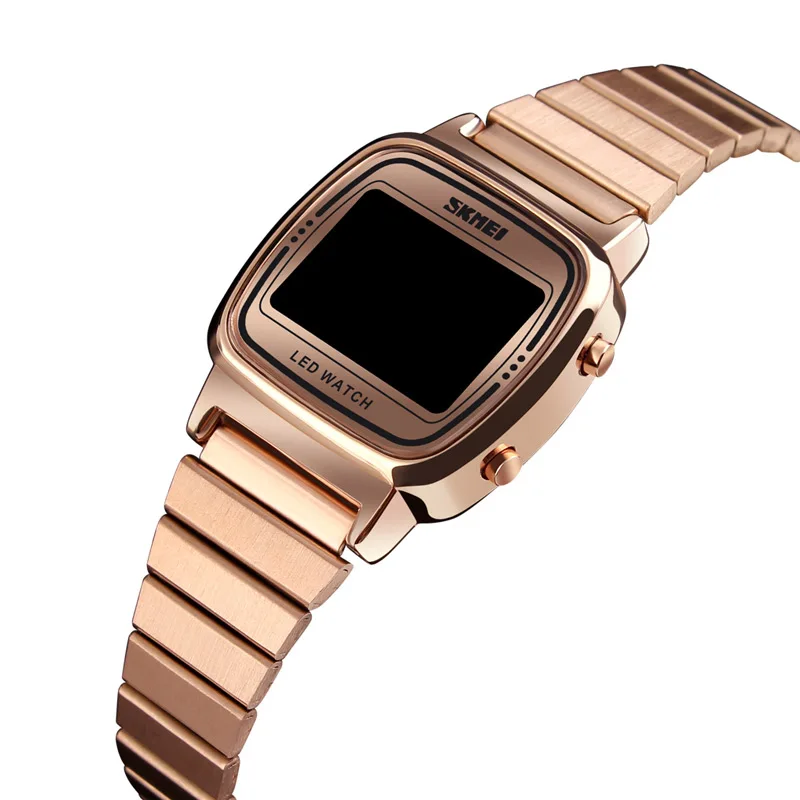 guangzhou skmei 1543 womens vintage digital watches metal strap