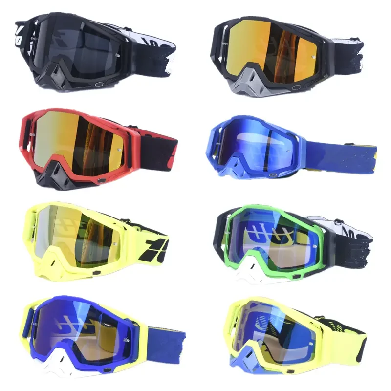 80 Color Tactical Motocross Sunglasses for Off-Road MTB ATV Dirt-Bike SKI Men Helmet Goggles Eyes Protective Sand-Proof Glasses