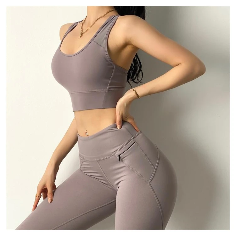 open back sports bra Sweat-Wicking