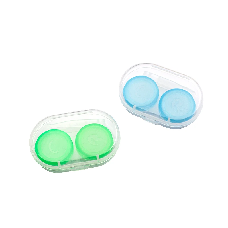 Cute Contact Lens Case Kit Travel Colorful Contact Lenses Case