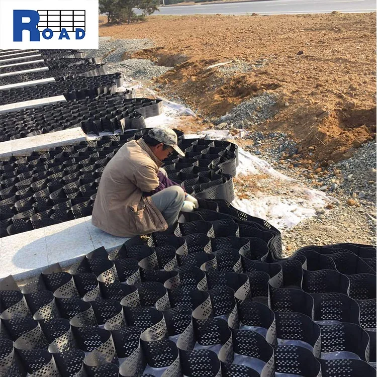 geocell textured hdpe geocells smooth geocell mat and geogrid