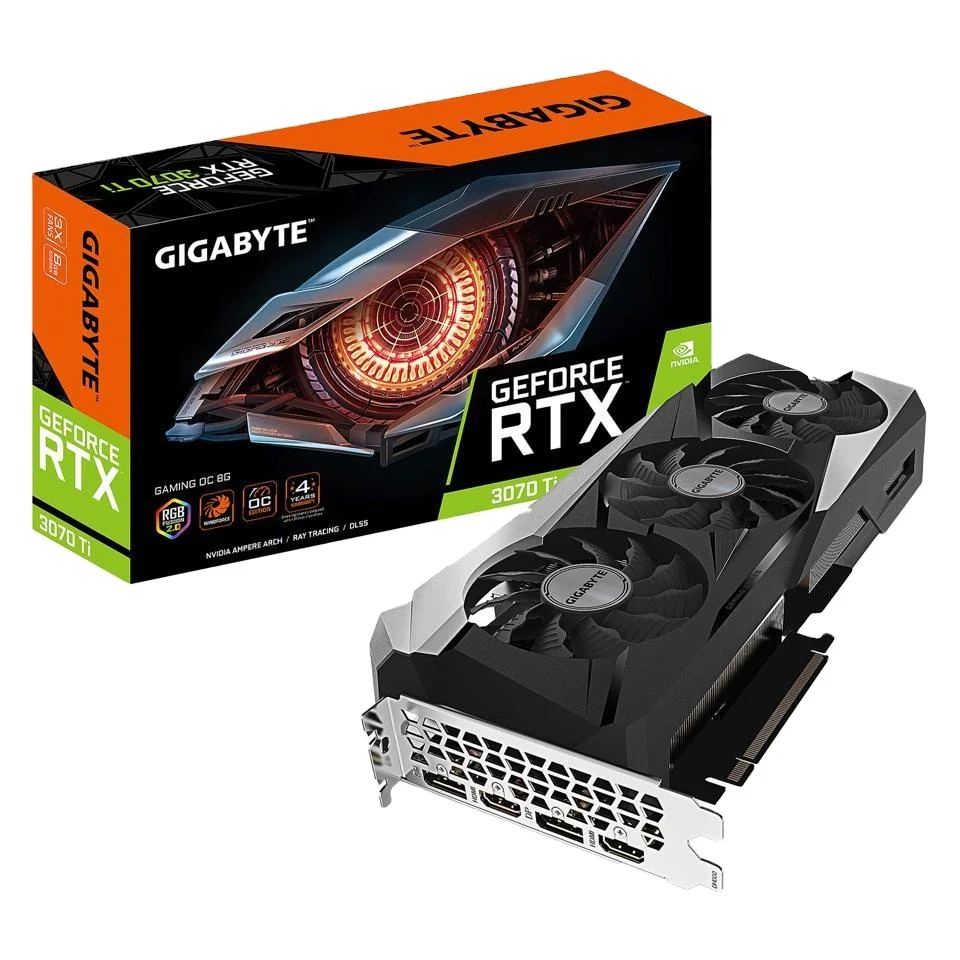 GIGABYTE Gaming GeForce RTX 3070Ti 8GB GDDR6X PCI Express 4.0 ATX Video Card GV-N307TGAMING OC-8GD