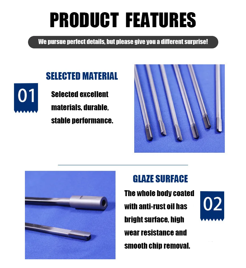 Deep hole deep of  brazed bits  Deep hole processing use drilling  range of welding gun drills between 3mm and 40mm