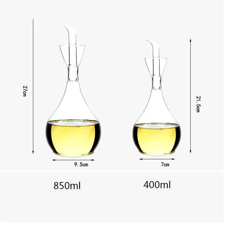 
Glass oil pot Storage bottles for cooking oil and vinegar glass dispensers for kitchen oil POTS 