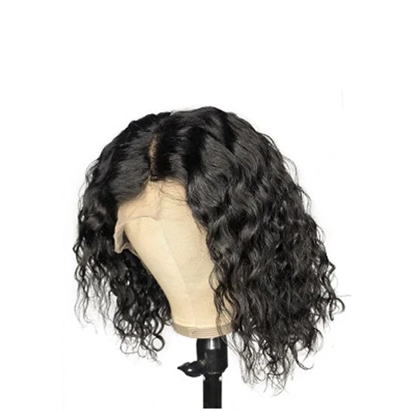 Factory 4x4 Bob Wigs water Human Hair For Women Pre Pluck With Baby Hair, Wholesale Virgin Indian hair Lace Frontal Wigs Vendors