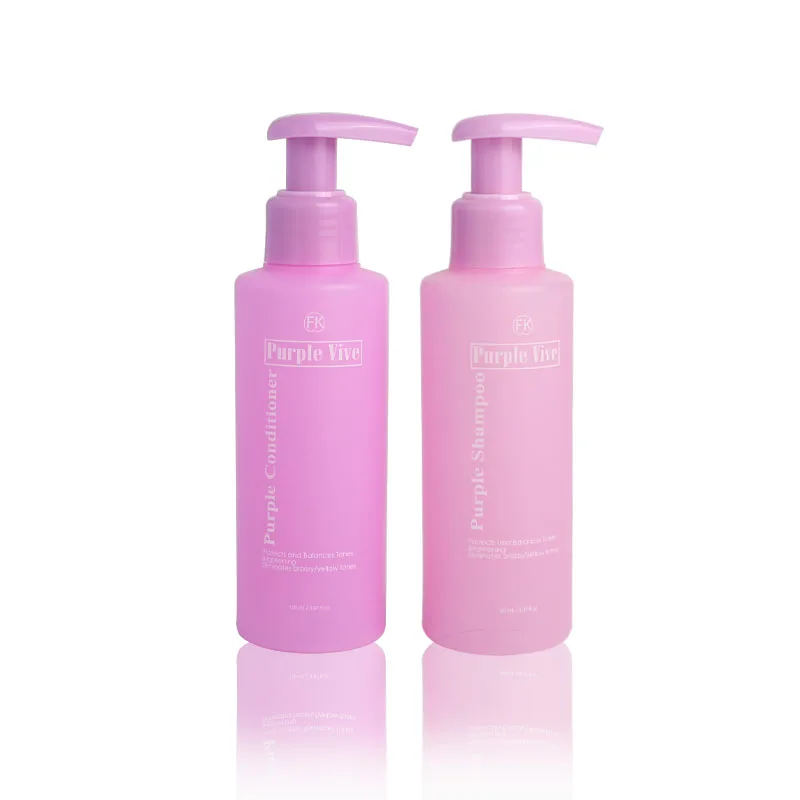 150ml push down pump bottle empty shampoo and conditioner Wash packaging frosted plastic HDPE bottle