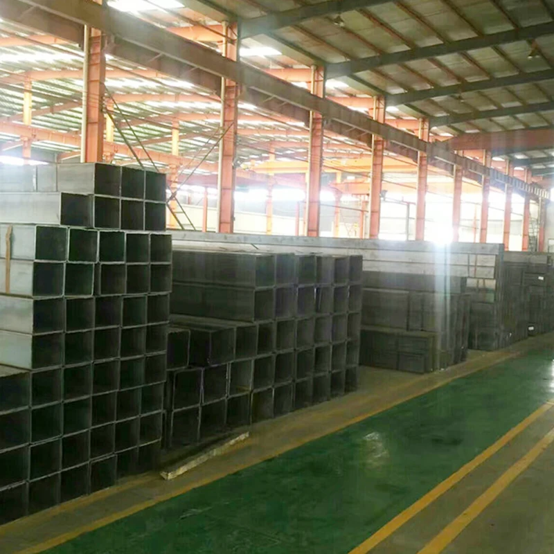 Rectangular Seamless Pipe Customized Size Astm Q235 A36 A105 S355jr Carbon Steel Tube in stock