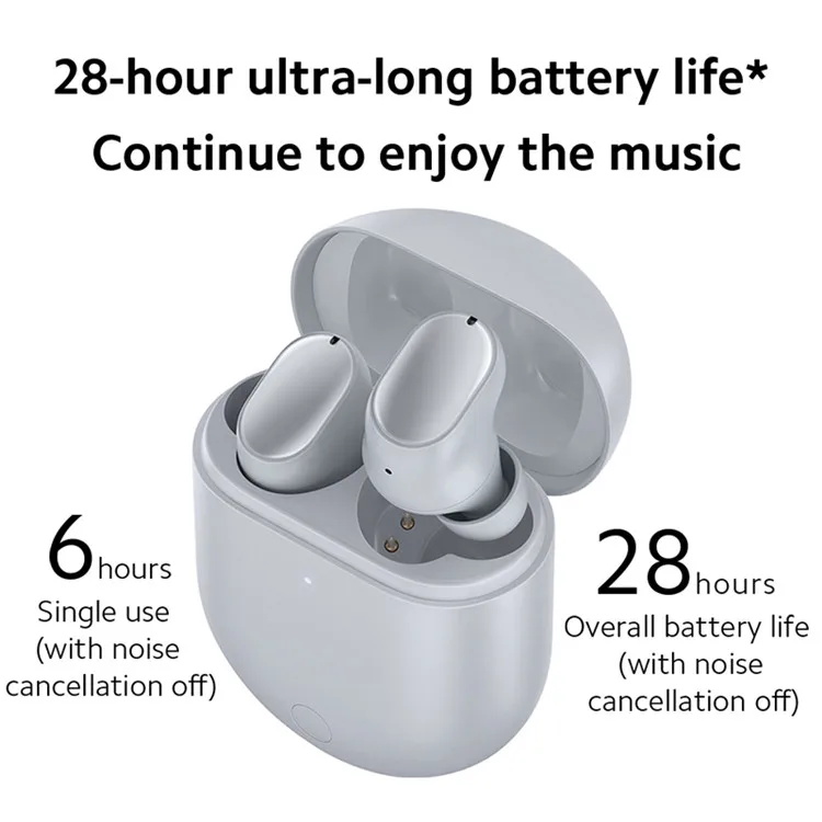 Original Global Version Low Latency TWS Wireless Earphones 35dB ANC Dual-device Xiaomi Redmi Buds 3 Pro
