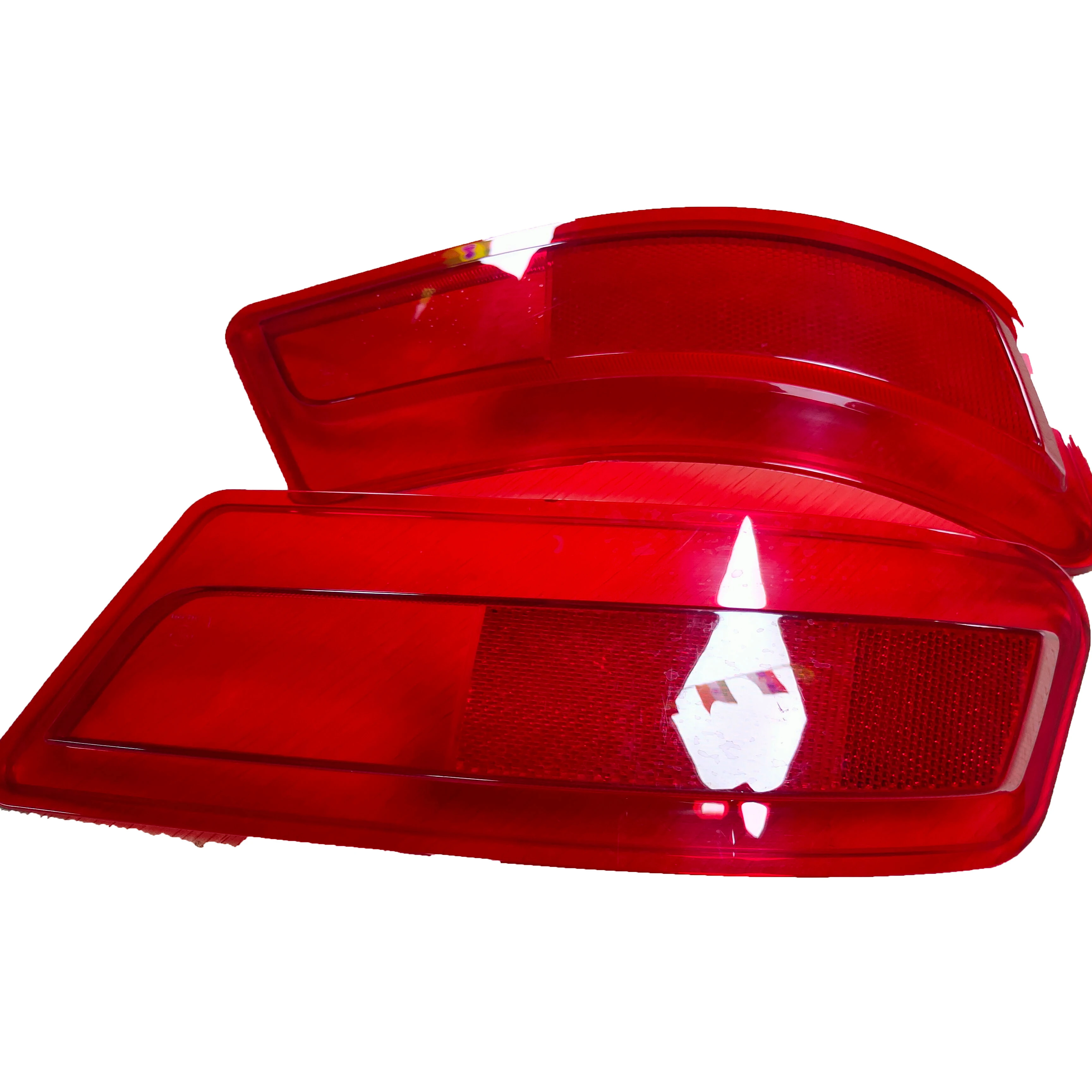 Customized red color PC plastic vehicle light lampshade headlight auto accessories lamp cover