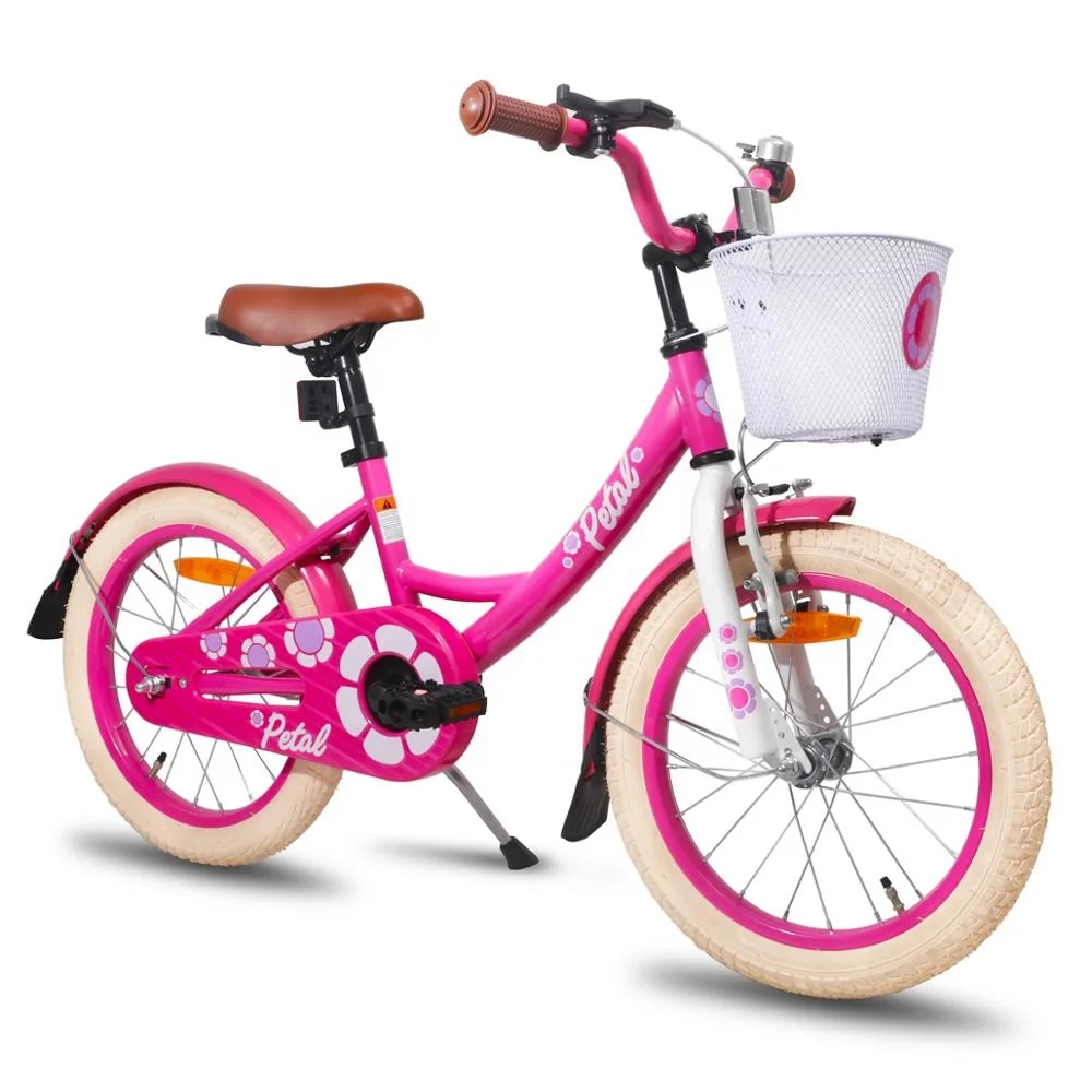JOYKIE Top Quality 16 inch Red Princess Girls Bicycle for 4 5 6 7 8 Years