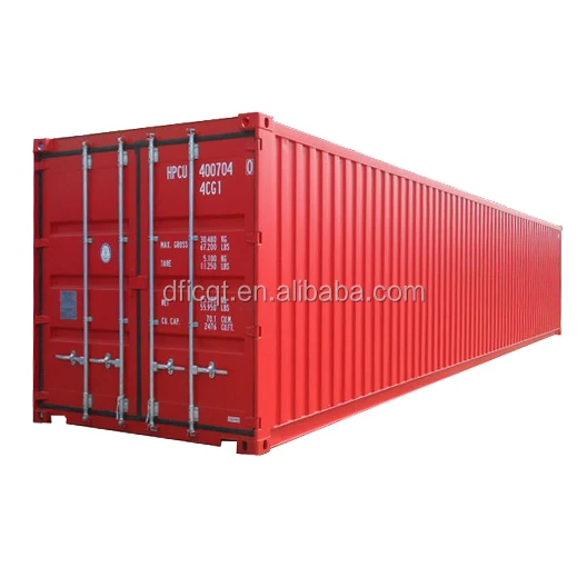 New 40 Feet Steel Floor Pallet-Wide  Container