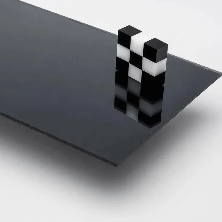 Custom Cut Mirror Sheets 4.5mm Black Thickness Acrylic Mirror Board for hall room, bed room, Kitchen ,Apartment
