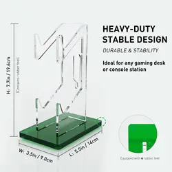 Acrylic Display Stank Gaming Accessories Universal 3 Tier Controller Headset Holder for PS4 PS5 Xbox ONE Switch