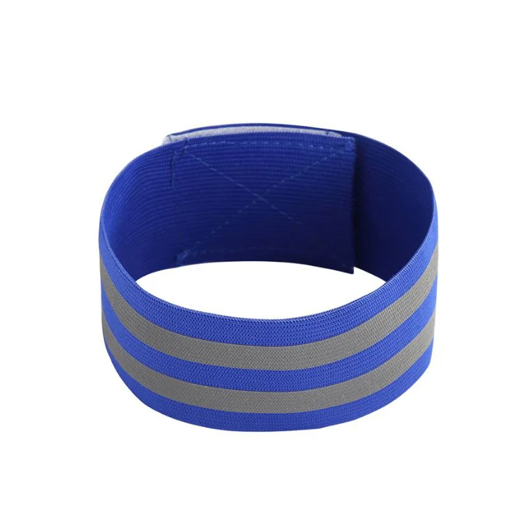 Value Firefighter Custom Printed High Quality Bright Reflective Elastic Band for Garment Reflective Armband