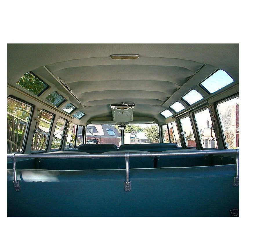 Deluxe Rear Seat Luggage Bar Compatible with VW Type  2 Bus 1955-1979 Aluminum in Polish